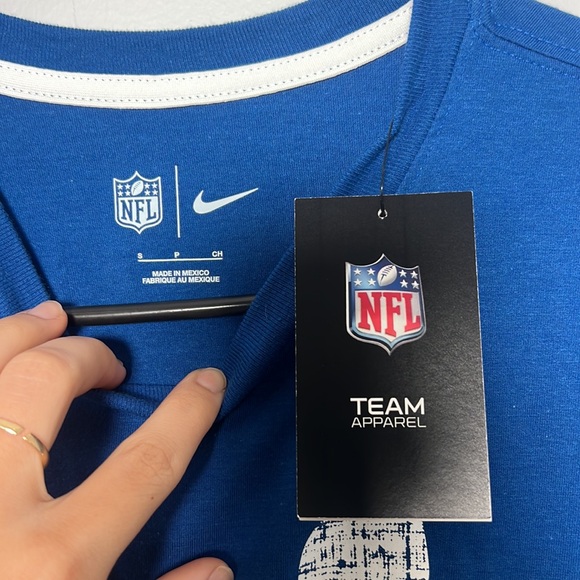 Nike NFL Mens Colts Team Apparel Blue TShirt Size S NWT - Picture 3 of 4